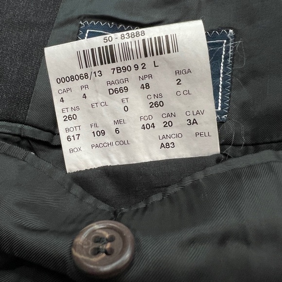 Polo Ralph Lauren Blue Label Sports Coat Blazer Jacket Virgin Wool 3 Button - Picture 8 of 8